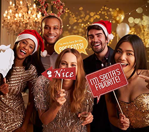 Christmas Photo Booth Props Kit 25 Count R864278