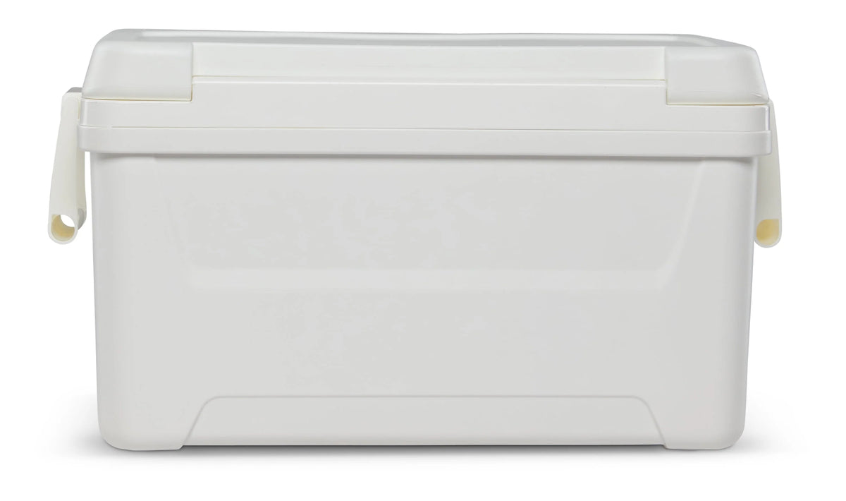 White 48 QT Hard Sided Ice Chest Cooler G13842