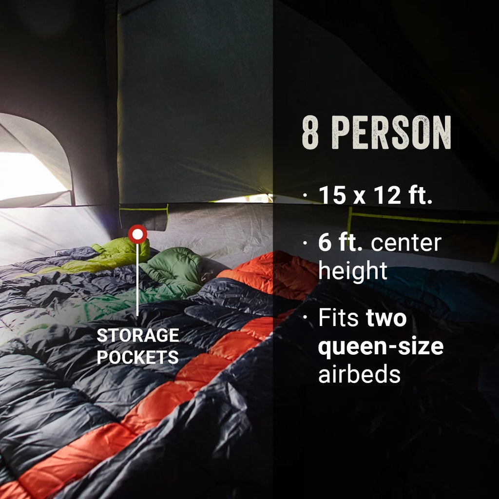 8-Person Dark Room Dome Tent C58592