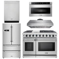 48 in. Gas Range, Range Hood, Dishwasher, Refrigerator, Microwave Drawer N806422