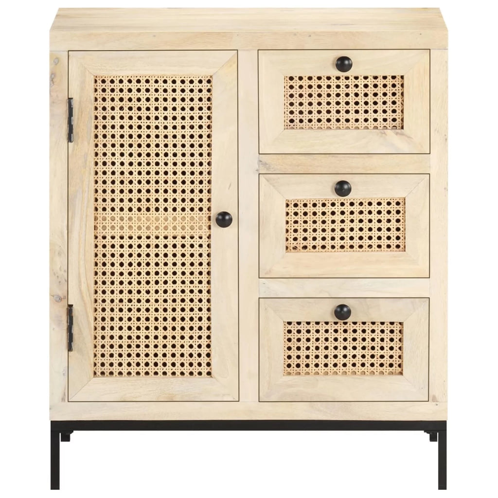 Solid Mango Wood and Natural Cane Sideboard H479600