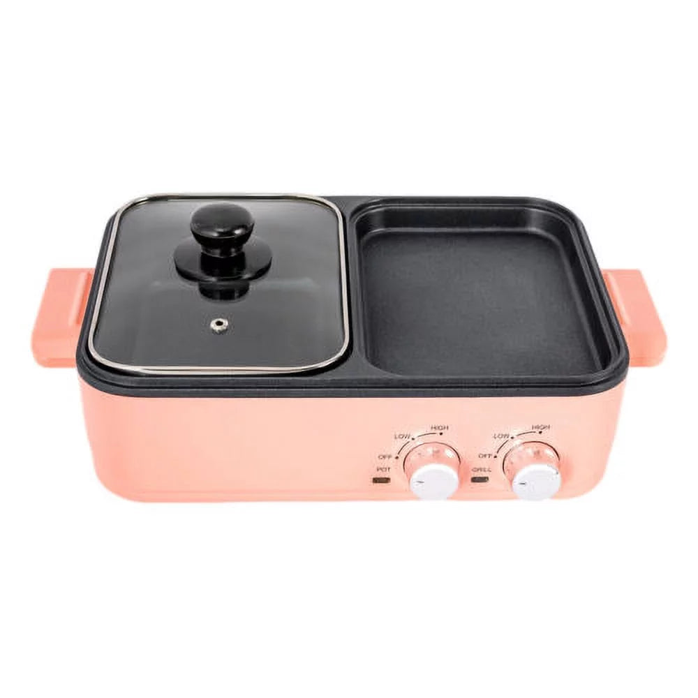 1500W 2in1 Non-Stick Electric Hot Pot and Grill U441633