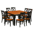 Black 9 Piece Wood Dining Room Set Z149112