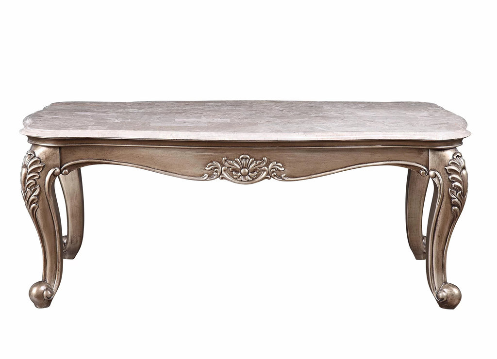 Beige Marble Coffee Table + 2 End Tables N622