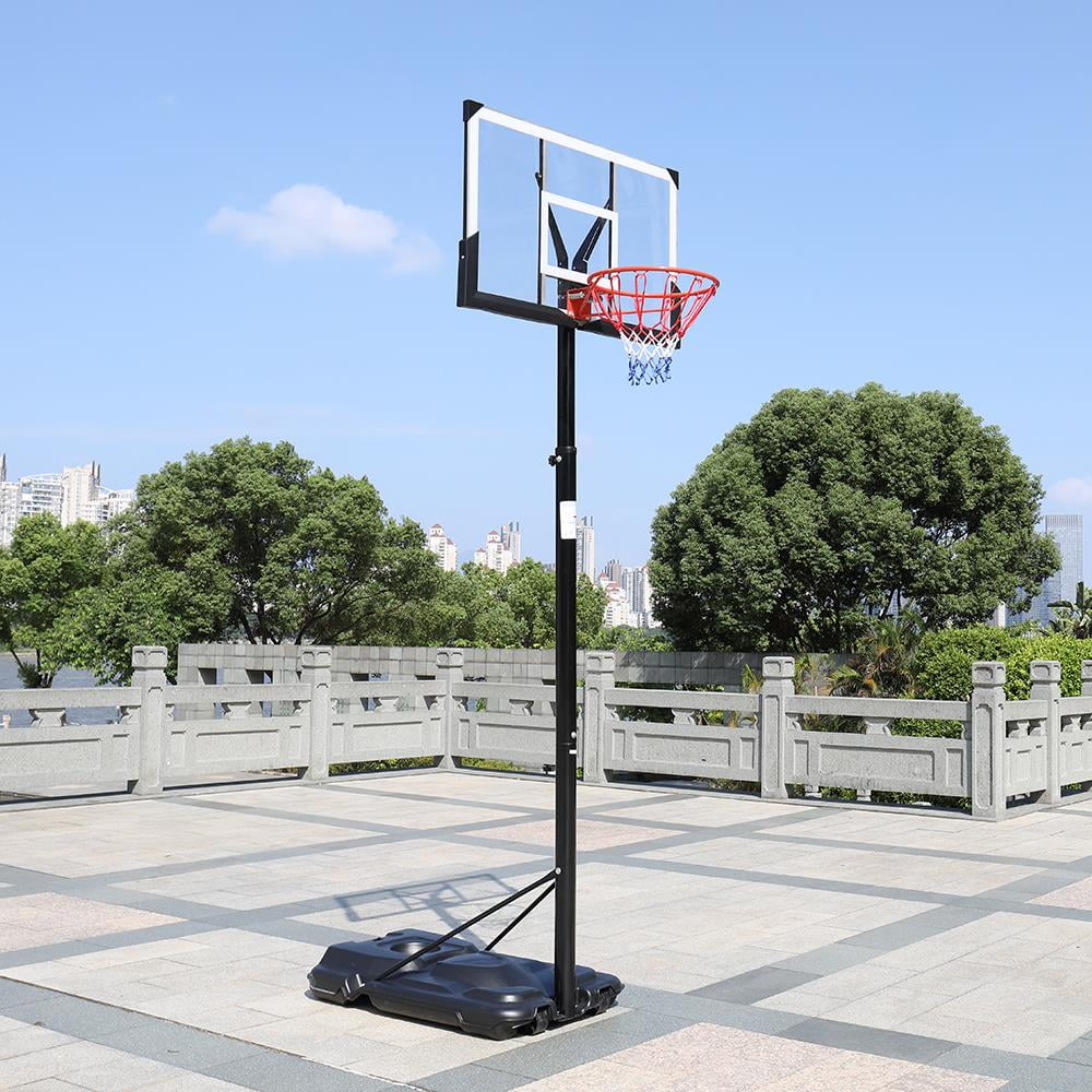 44in Portable Adjustable Basketball Hoop with Wheels M3583