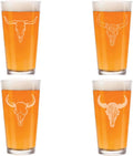 16 oz Beer Pint Glass Set Of 4 B558