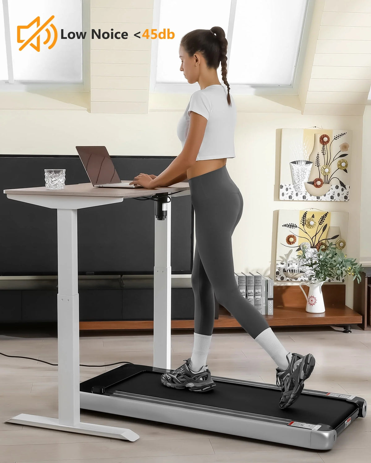 2.5 Walking Pad Under Desk Treadmill C469