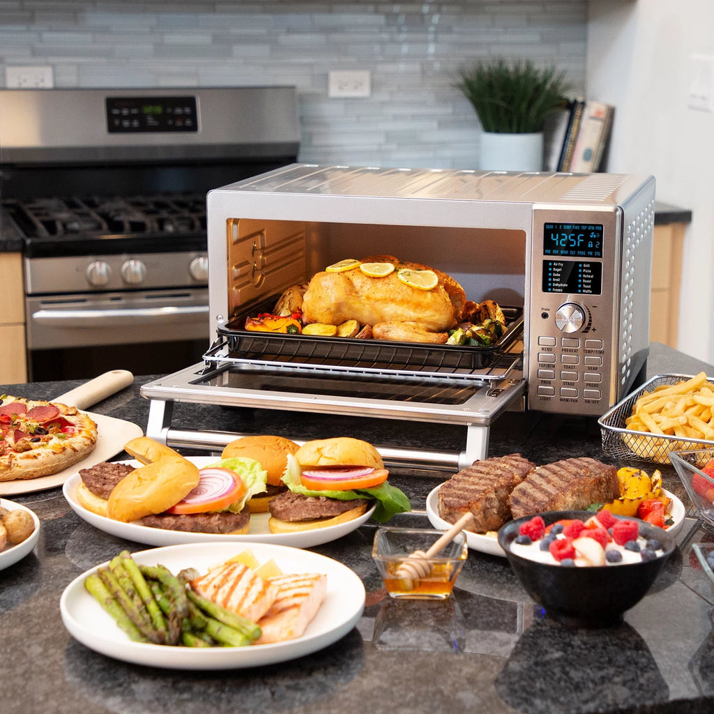 30-Qt 12-in-1 Air Fryer Toaster Oven Y82881