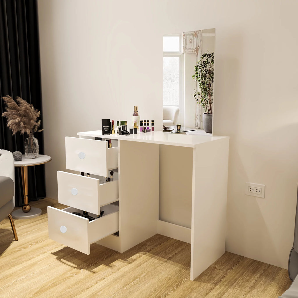 Modern White Vanity Table D3343