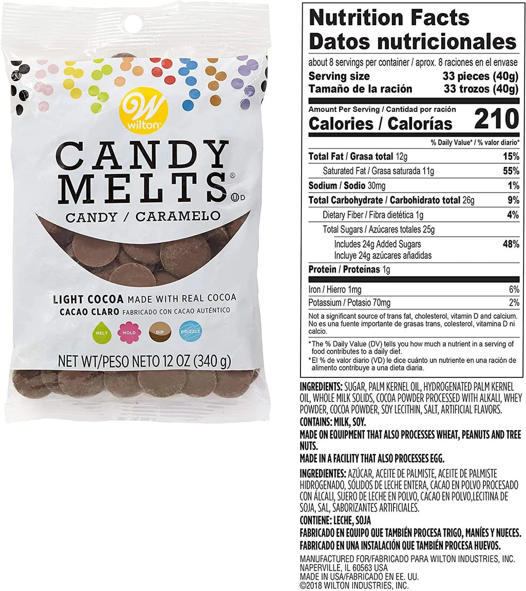 Light Cocoa and Bright White Candy Making Set, 4-Piece P59060