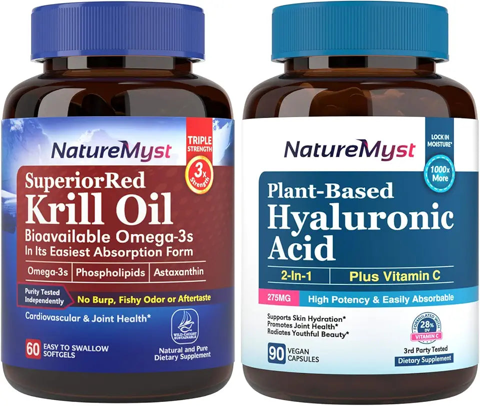 Krill Oil and Hyaluronic Acid Bundle Non-GMO O73851