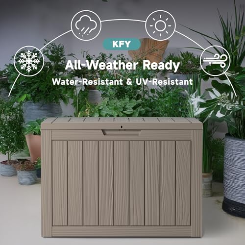 30 Gallon Waterproof Resin Deck Box L281
