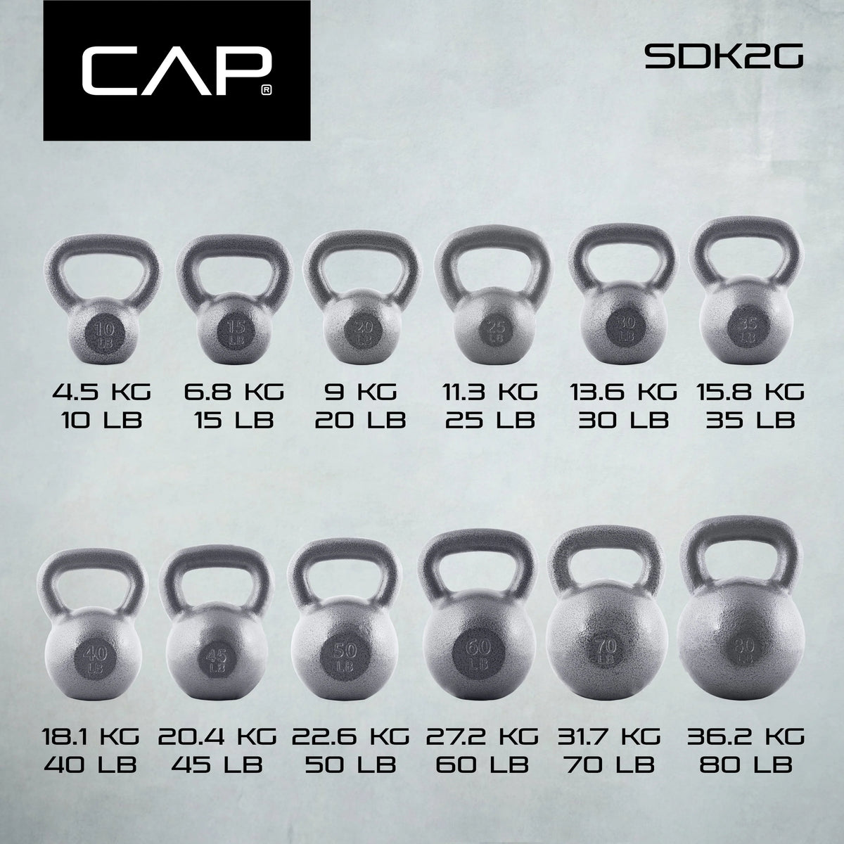 Cast Iron Kettlebell G4203