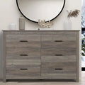 6 Drawer Wooden Double Dresser F404876