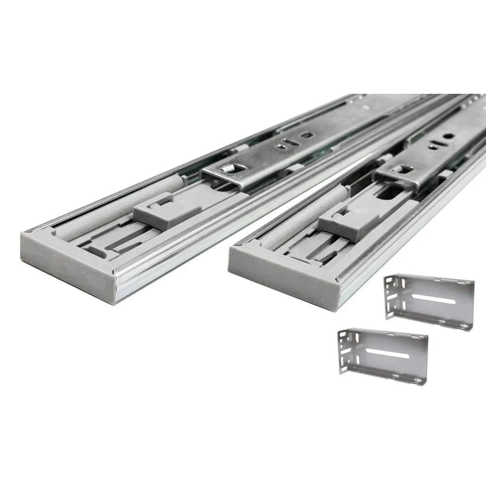 18 in. Soft Close Drawer Slide with Rear Bracket Set (8-Pair) S3811