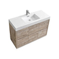 48 in. Free Standing Nature Wood Bathroom Vanity Y330