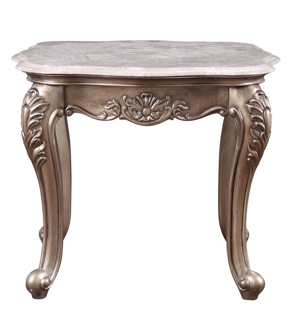 Beige Marble Coffee Table + 2 End Tables N622