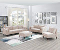 7pc Modular Sofa Set with Corner Wedge Armless Chair and Ottoman C2325
