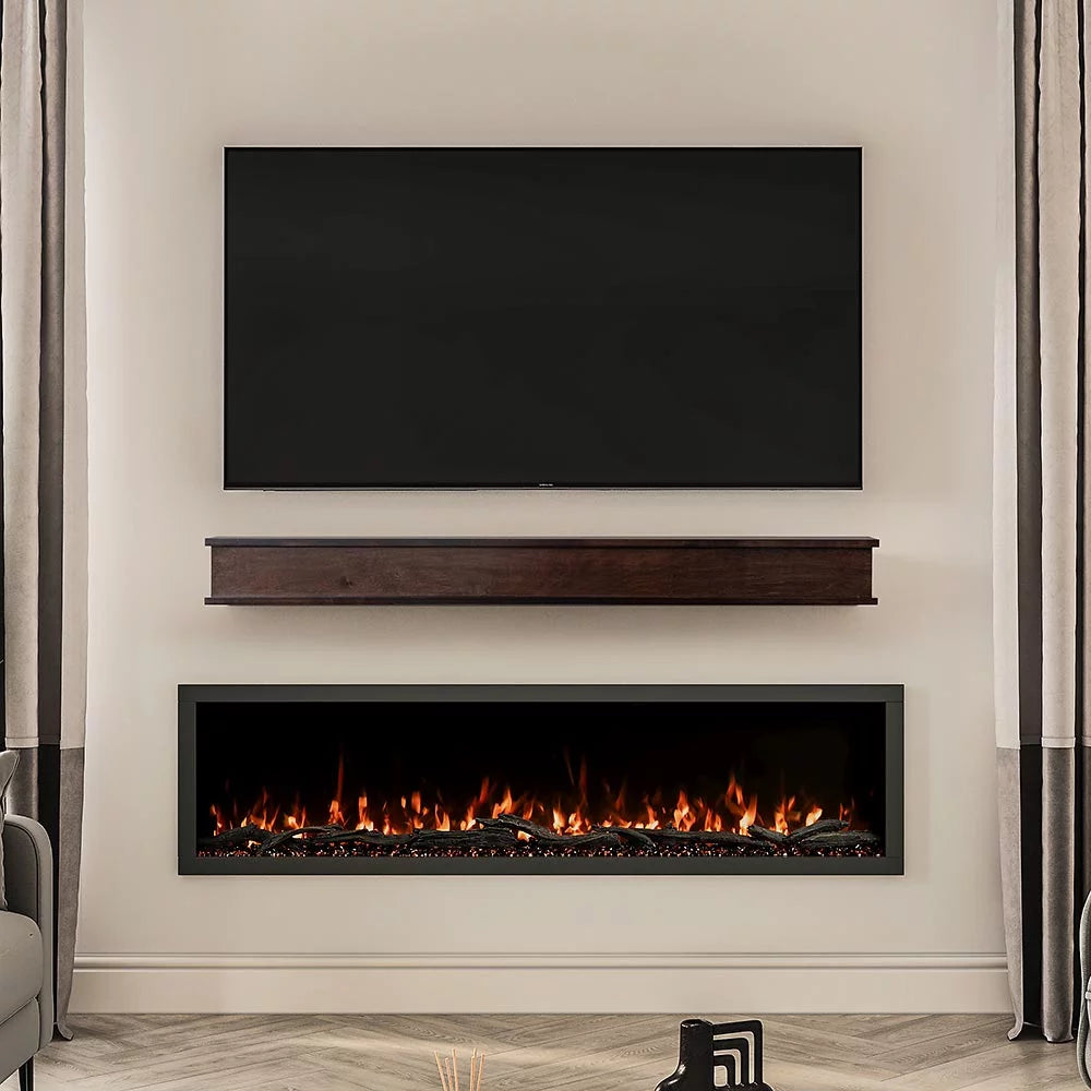 48" Maple Wood Fireplace Mantel Shelf H382