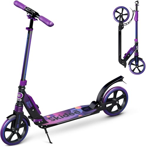 Adjustable Folding Adult Scooter with Large Wheels R788244