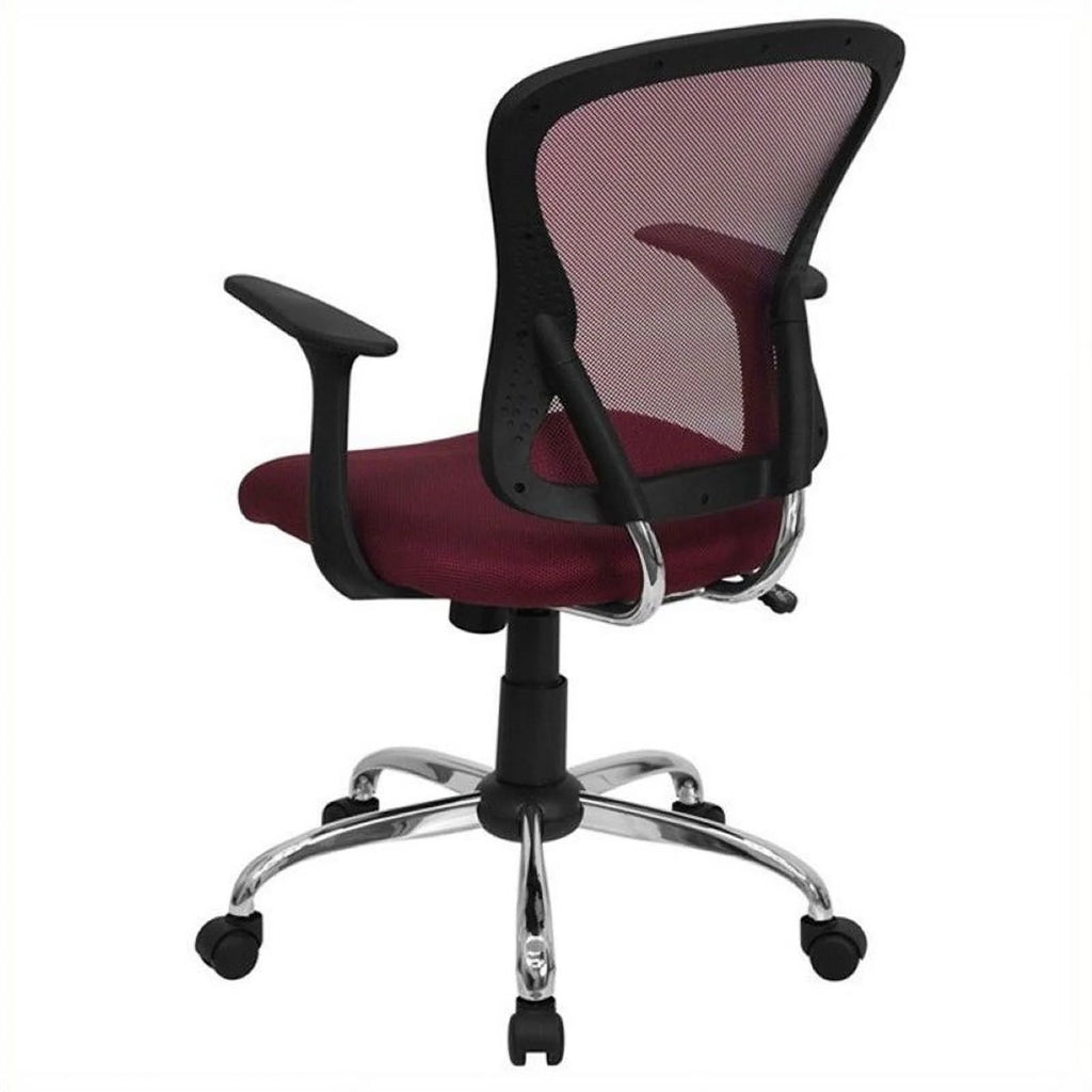 Mid-Back Mesh Office Chair with Chrome Finished Base K48097