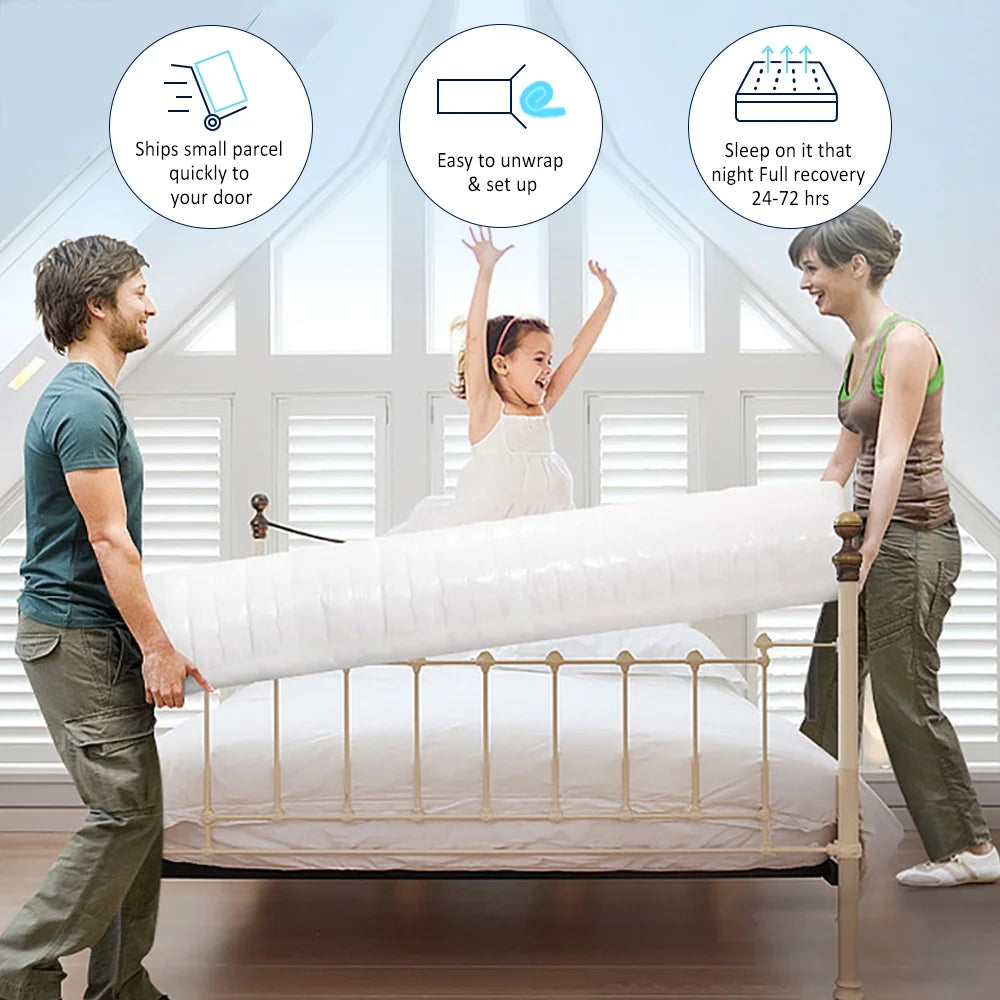 Queen Size Gel Memory Foam Hybrid Mattress H6378