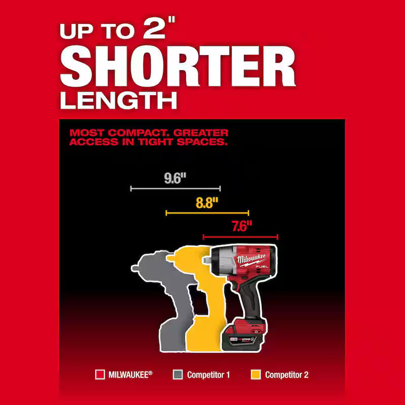 18V Lithium-Ion Brushless Cordless 1/2 in. Impact Wrench Kit X738