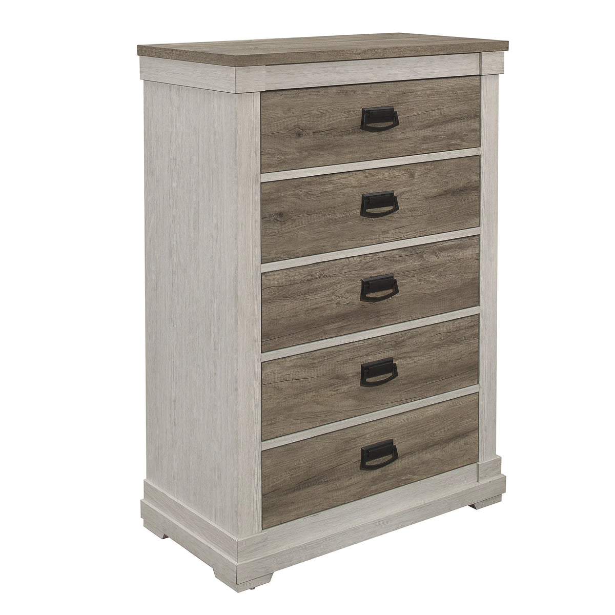 1pc Two-Tone Chest with Storage Drawers Z600