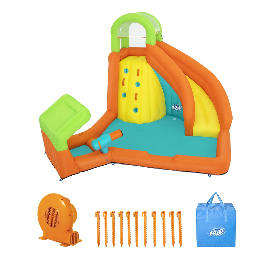 Kids Outdoor Inflatable Water Park with Water Cannon W386566