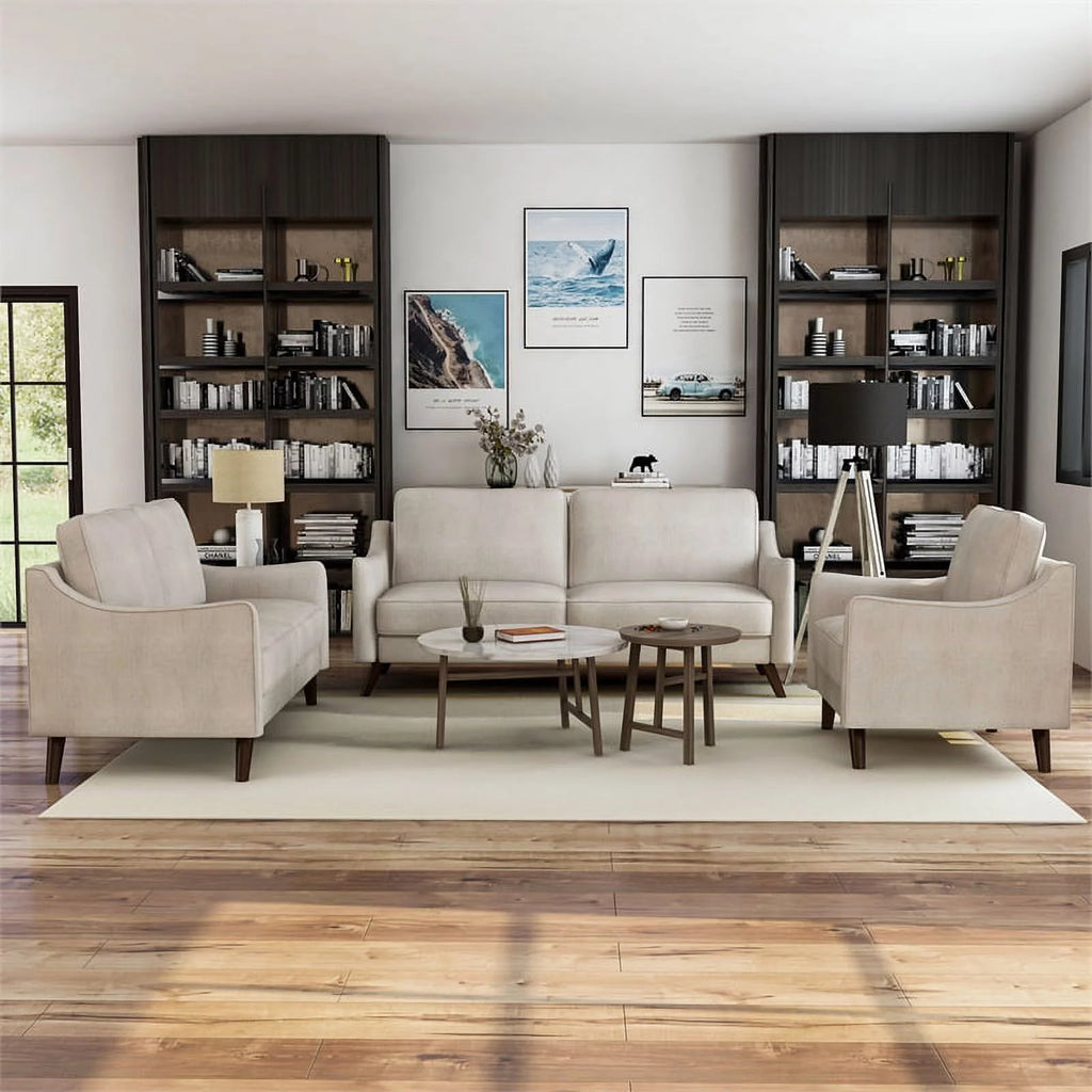 Chenille 3-Piece Sofa Set N834