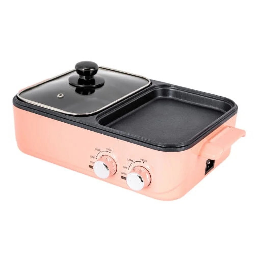 1500W 2in1 Non-Stick Electric Hot Pot and Grill U441633