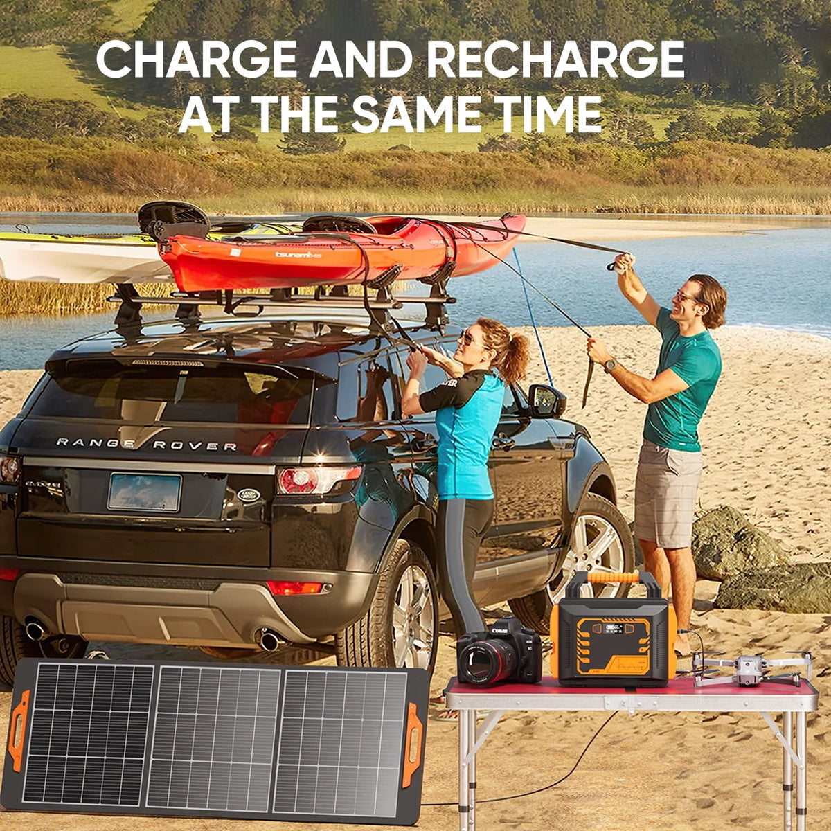 Portable Power Station 300W Solar Generator B503