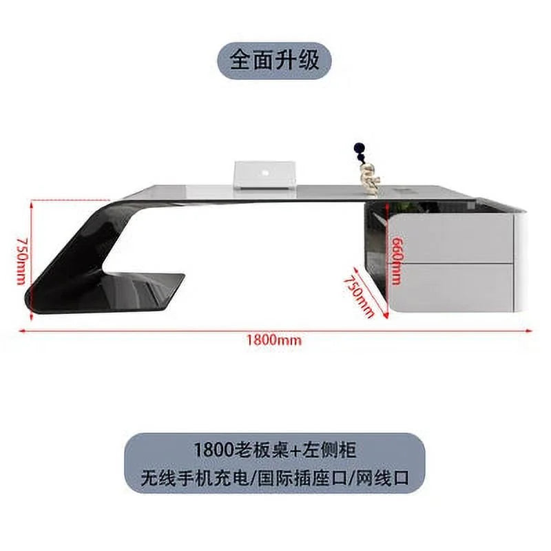 Executive Office Desk with Laptop Stand L6340