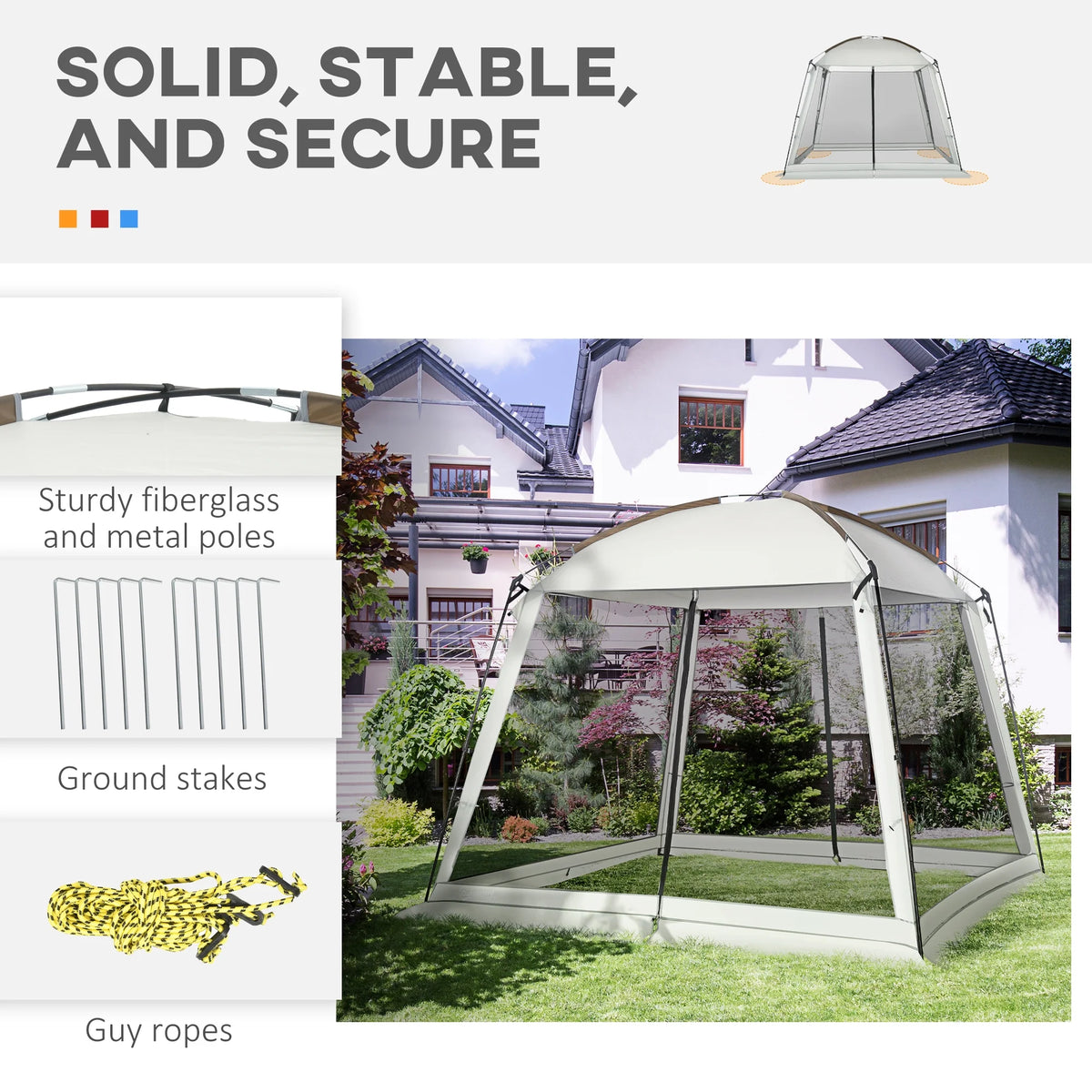 10' x 10' Screen Tent with UV50+ Protection K866038