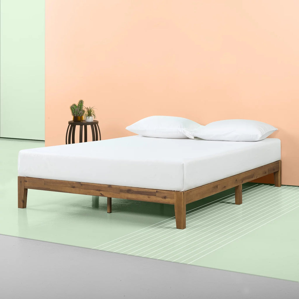 10" Wood Platform Bed Frame, Queen J624280