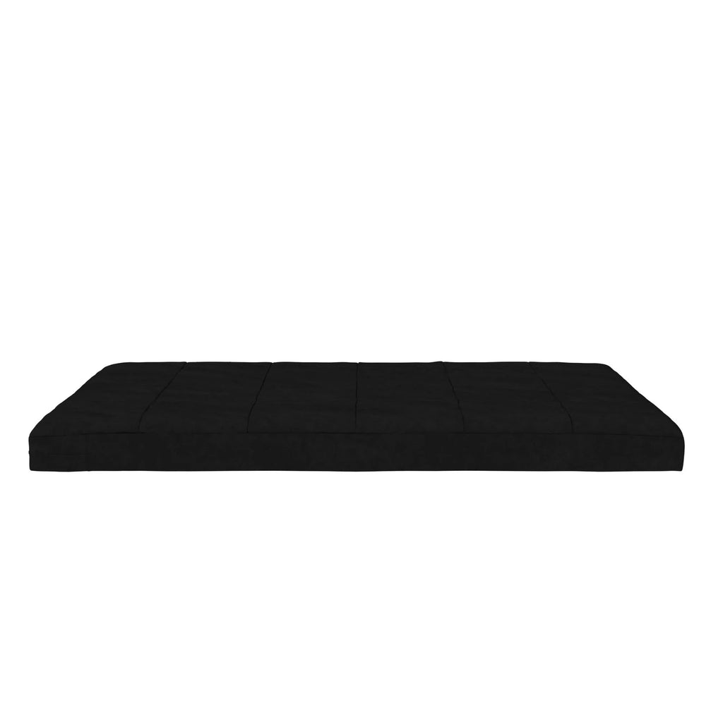 Black Full Size Quilted Microfiber Futon Mattress I951