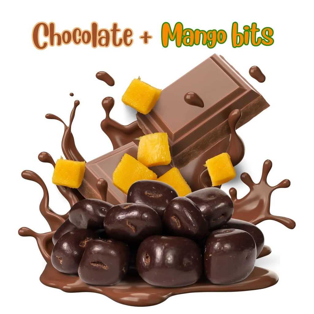 Dark Chocolate Covered Dried Mango 5 Lbs Bulk Bag Z5069