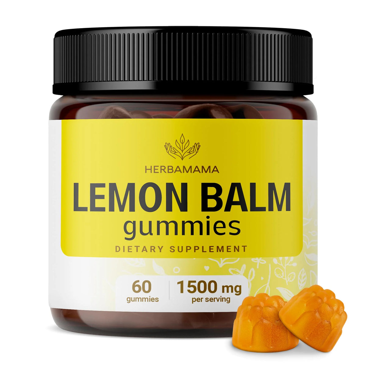 Lemon Balm Gummies 60 Vegan Gummies H728244