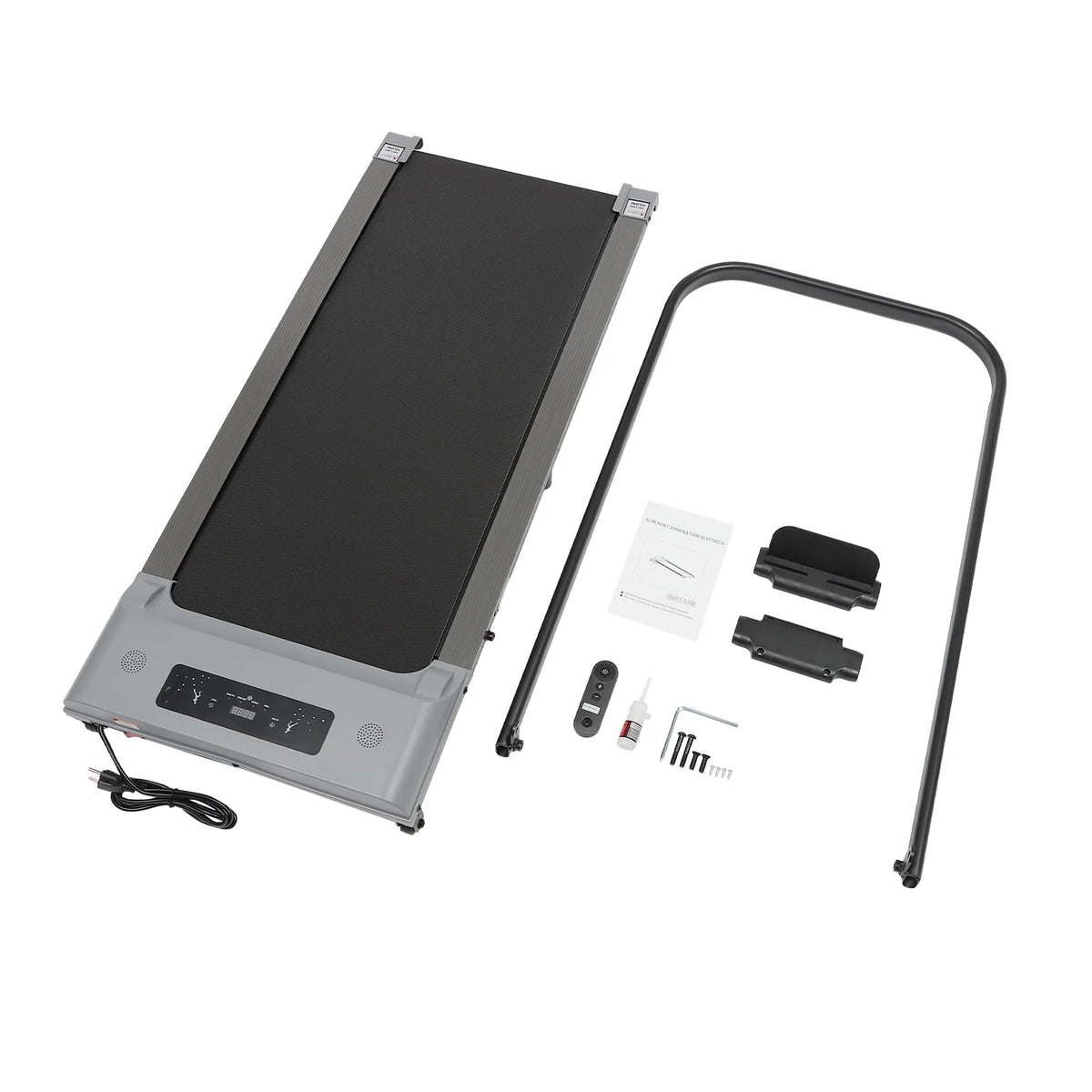 2 in 1 Folding Treadmill, 3.0HP Electric Treadmill with Remote Control and LED Display M776