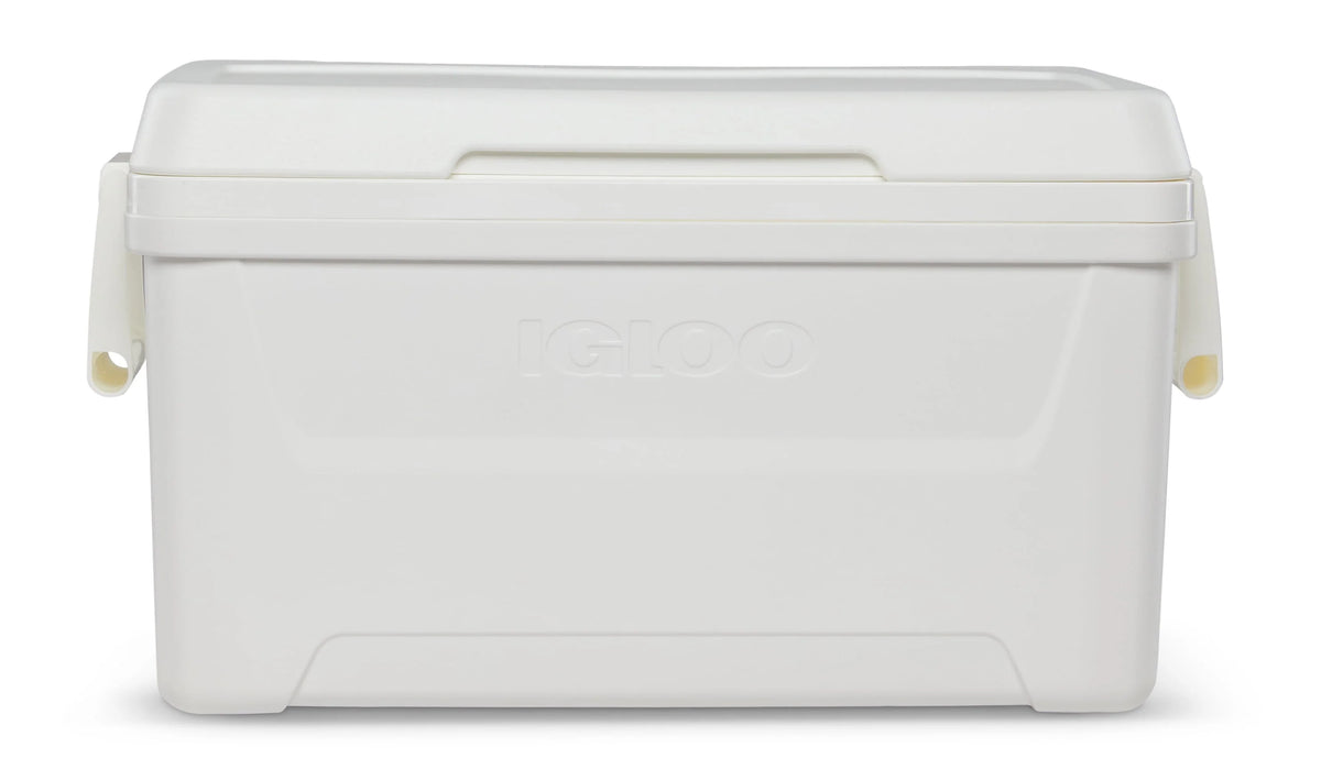 White 48 QT Hard Sided Ice Chest Cooler G13842