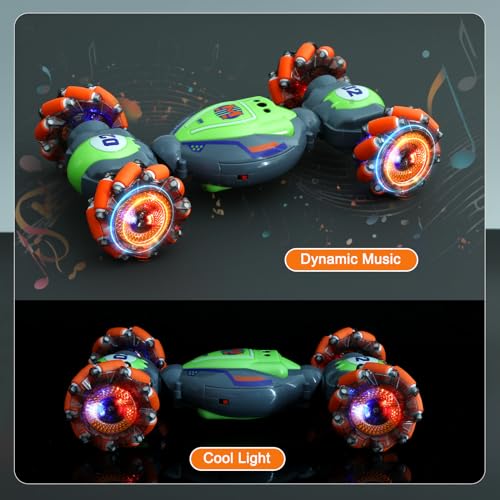 Gesture Sensing RC Stunt Car with Light & Music U8554