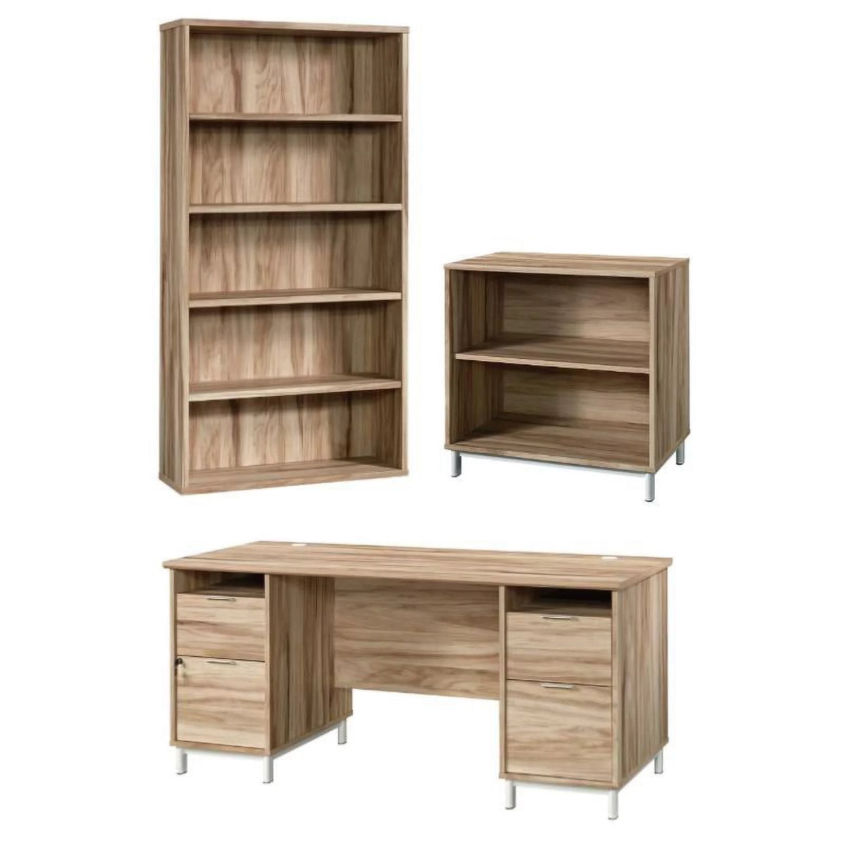 3-Piece Set with Executive Desk and Bookcase C551087