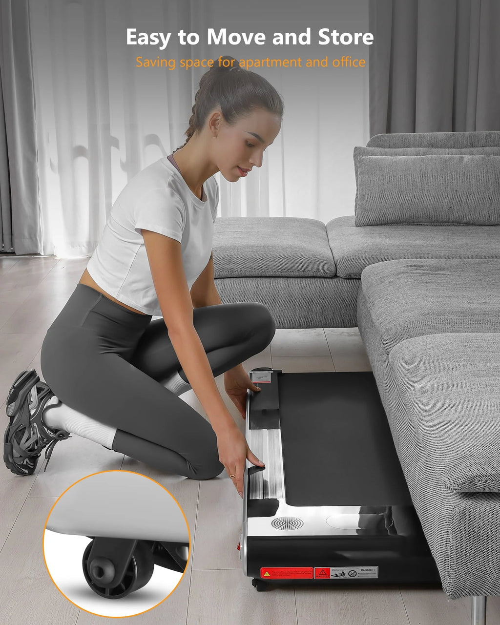 2.5 Walking Pad Under Desk Treadmill C469