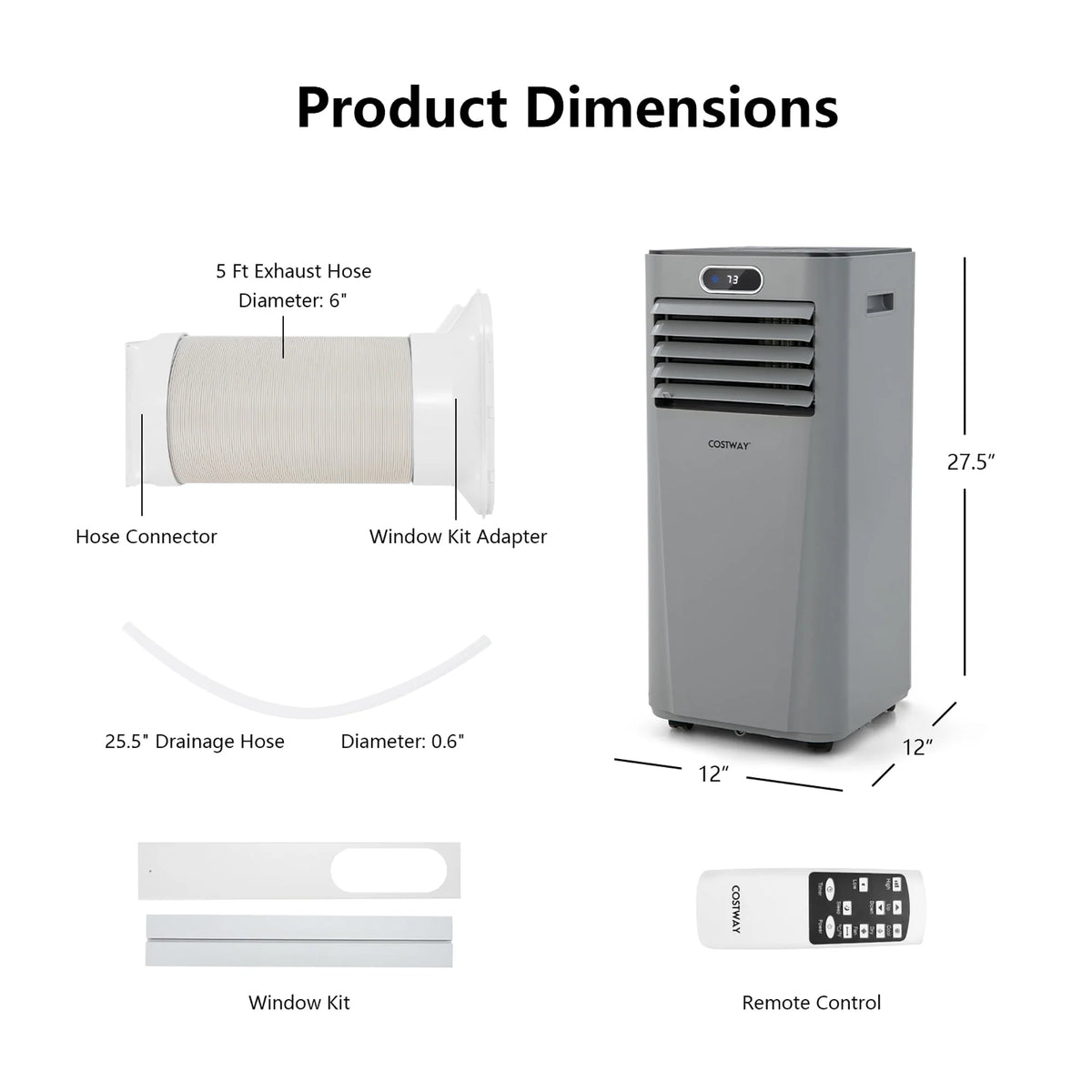 5300 BTU Portable Air Conditioner J366738