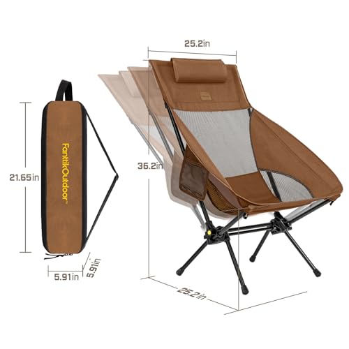 Portable Lightweight Multi-Angle Adjustable Camping Chair V300130
