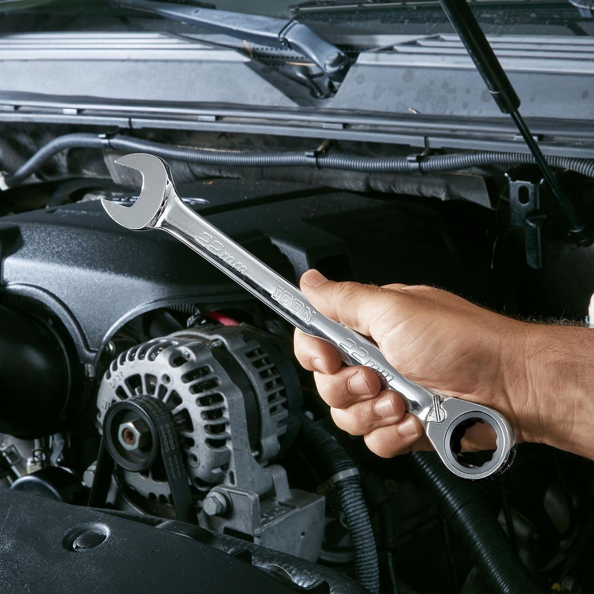 6-Piece Reversible Metric Ratcheting Combination Wrench Set I159275