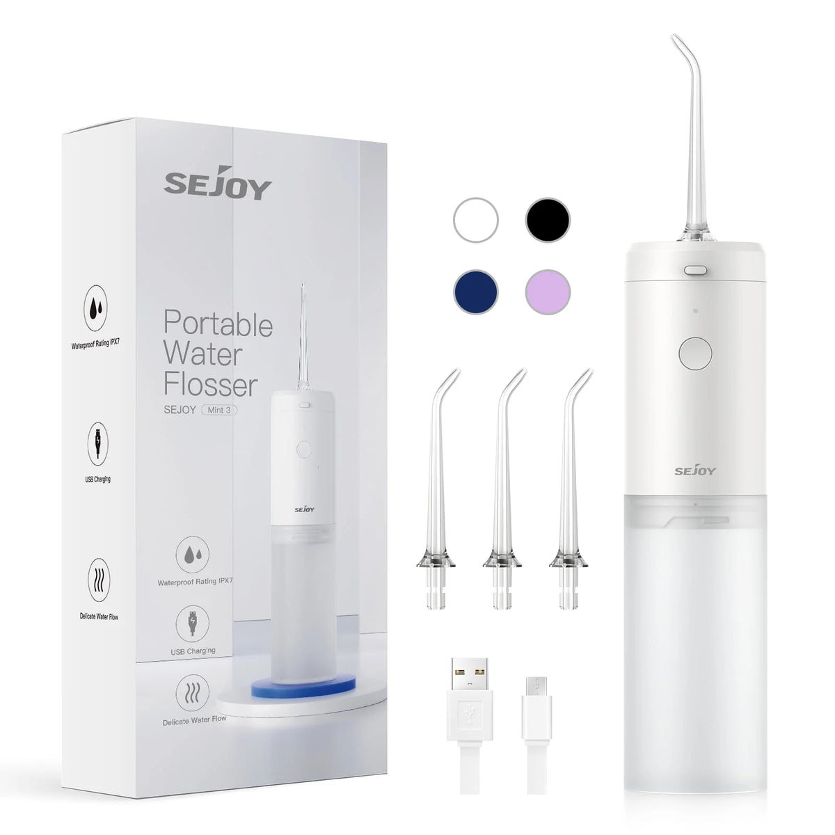 Cordless Rechargeable Portable Water Flosser Oral Irrigator O80258