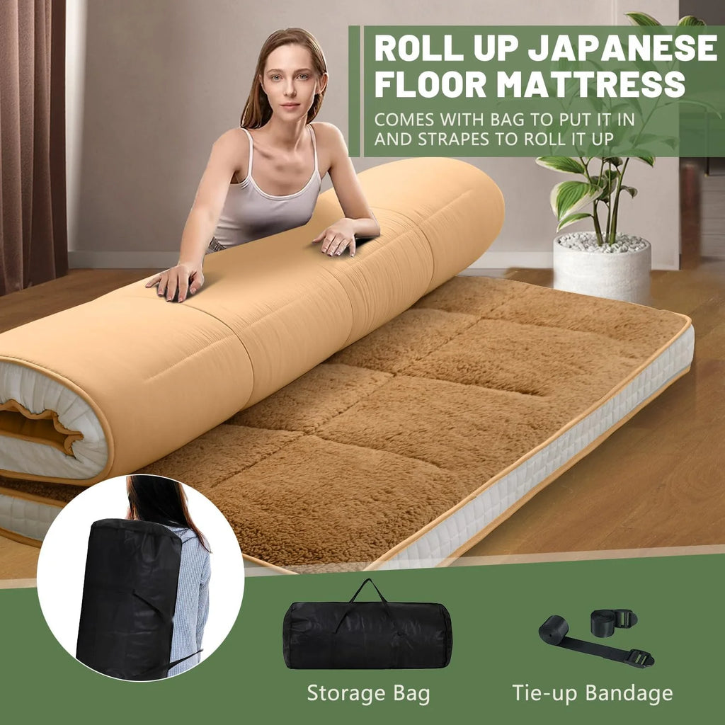 Japanese Floor Futon Mattress Thicken Tatami Mat F18927