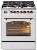 White Dual Fuel Natural Gas Range P4959