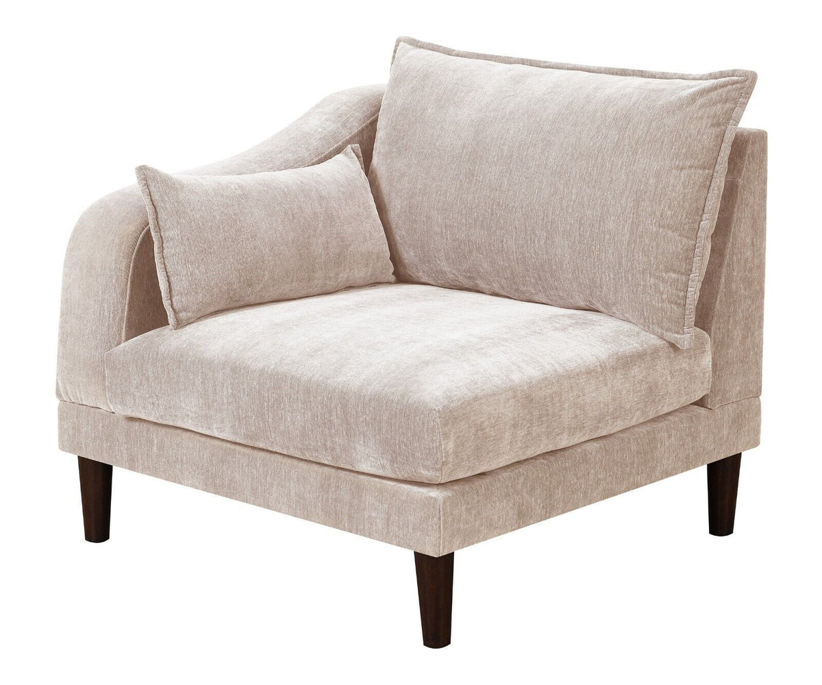 6pc Modular Sectional Sofa Set Armless Chair Ottoman Q6367